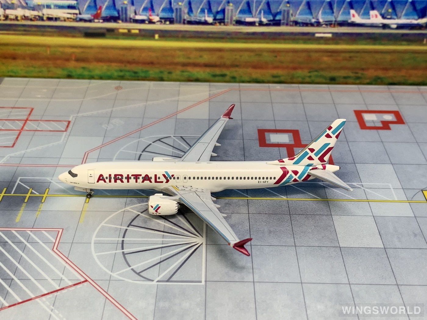 AeroClassics 1:400 AC419388 Air Italy Boeing 737 MAX 8 EI-GFY
