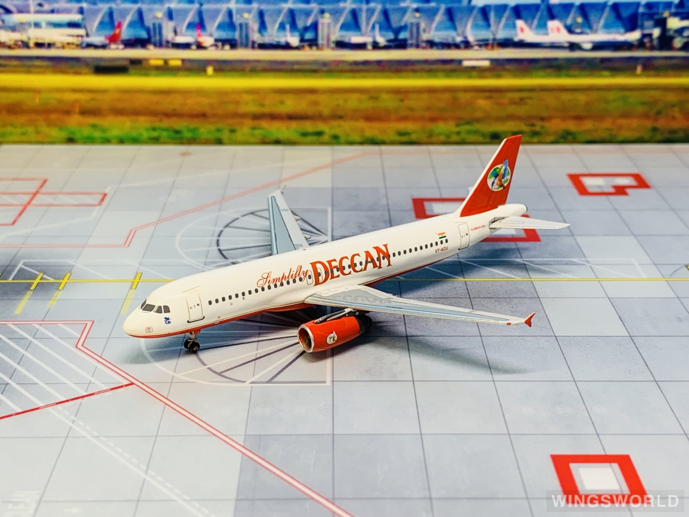 AeroClassics 1:400 AC411260 Simplifly Deccan 德干航空 Airbus A320 VT-ADU