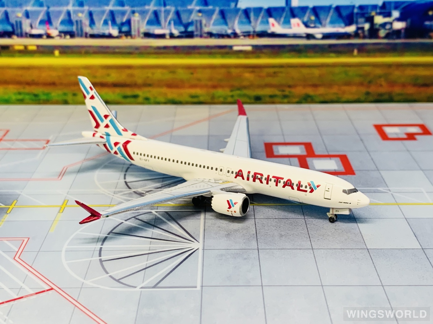 AeroClassics 1:400 AC419388 Air Italy Boeing 737 MAX 8 EI-GFY