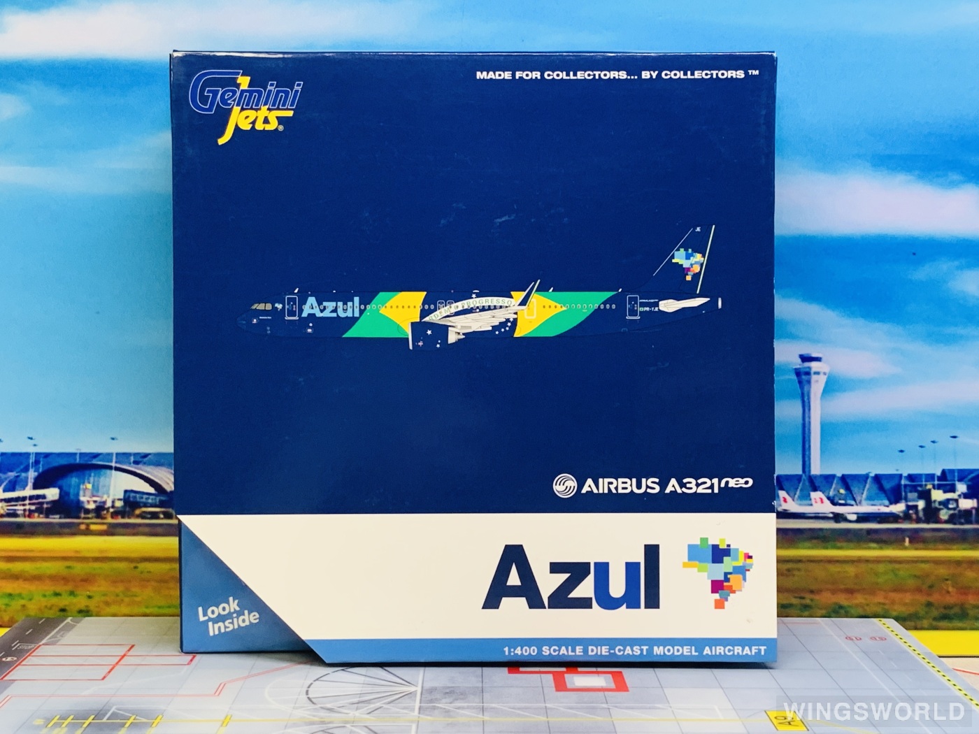 Geminijets 1:400 GJAZU2073 Azul 蓝色巴西航空 Airbus A321neo PR-YJE