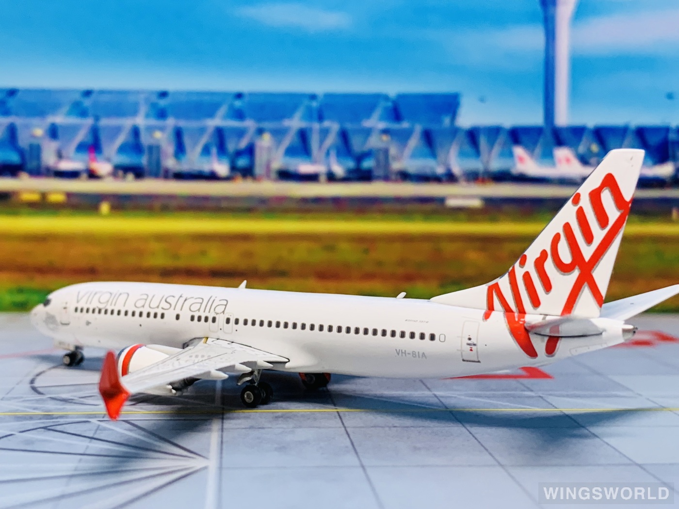 Phoenix 1:400 PH11809 Virgin Australia 维珍澳大利亚航空 Boeing 737 MAX 8 VH-8IA
