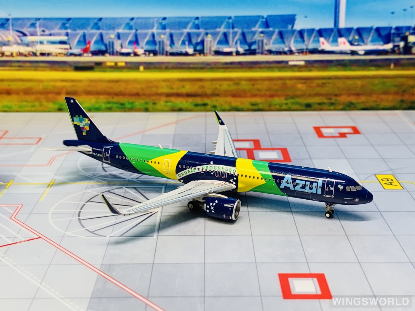 Geminijets 1:400 GJAZU2073 Azul 蓝色巴西航空 Airbus A321neo PR-YJE