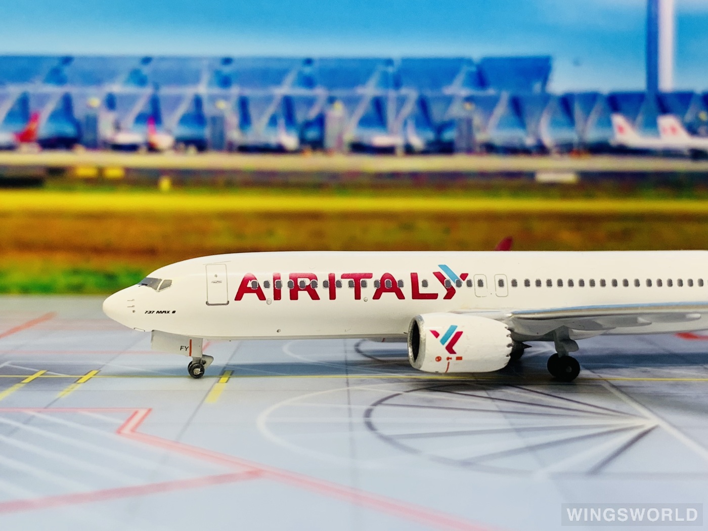 AeroClassics 1:400 AC419388 Air Italy Boeing 737 MAX 8 EI-GFY