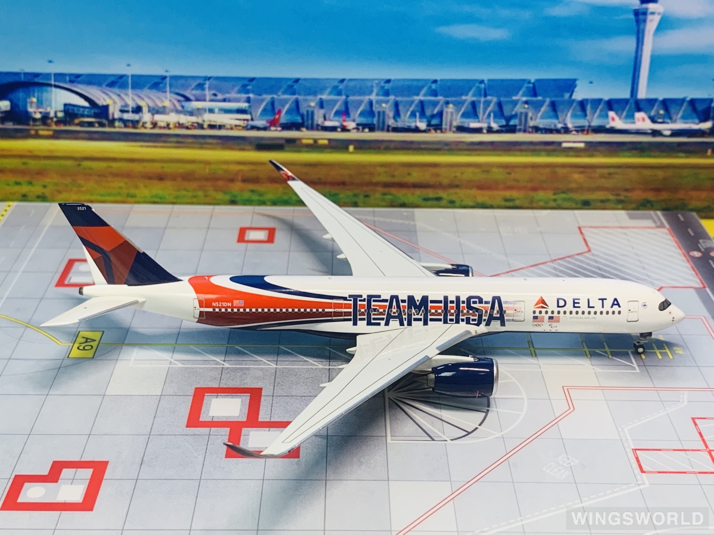 NGmodels 1:400 NG39067 Delta Air Lines 达美航空 Airbus A350-900 N521DN