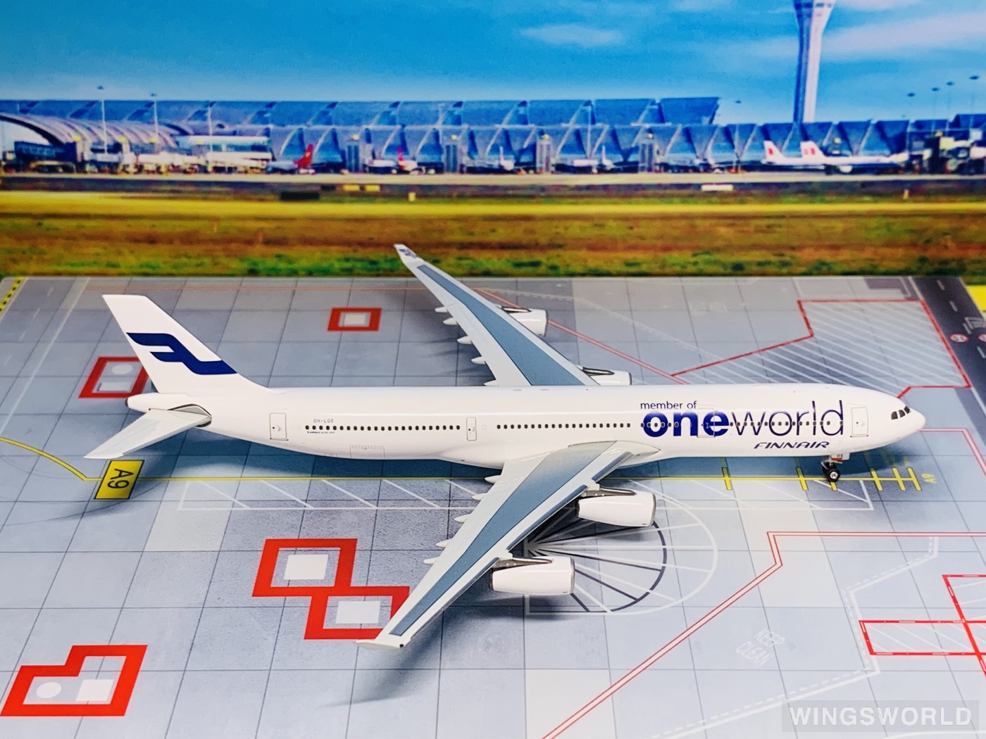 Phoenix 1:400 Airbus A340-300 Finnair 芬兰航空PH10548 OH-LQE one