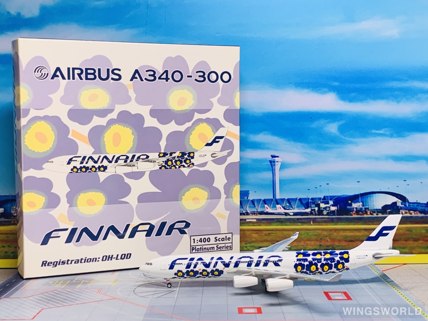 Phoenix 1:400 PH10708 Finnair 芬兰航空 Airbus A340-300 OH-LQD