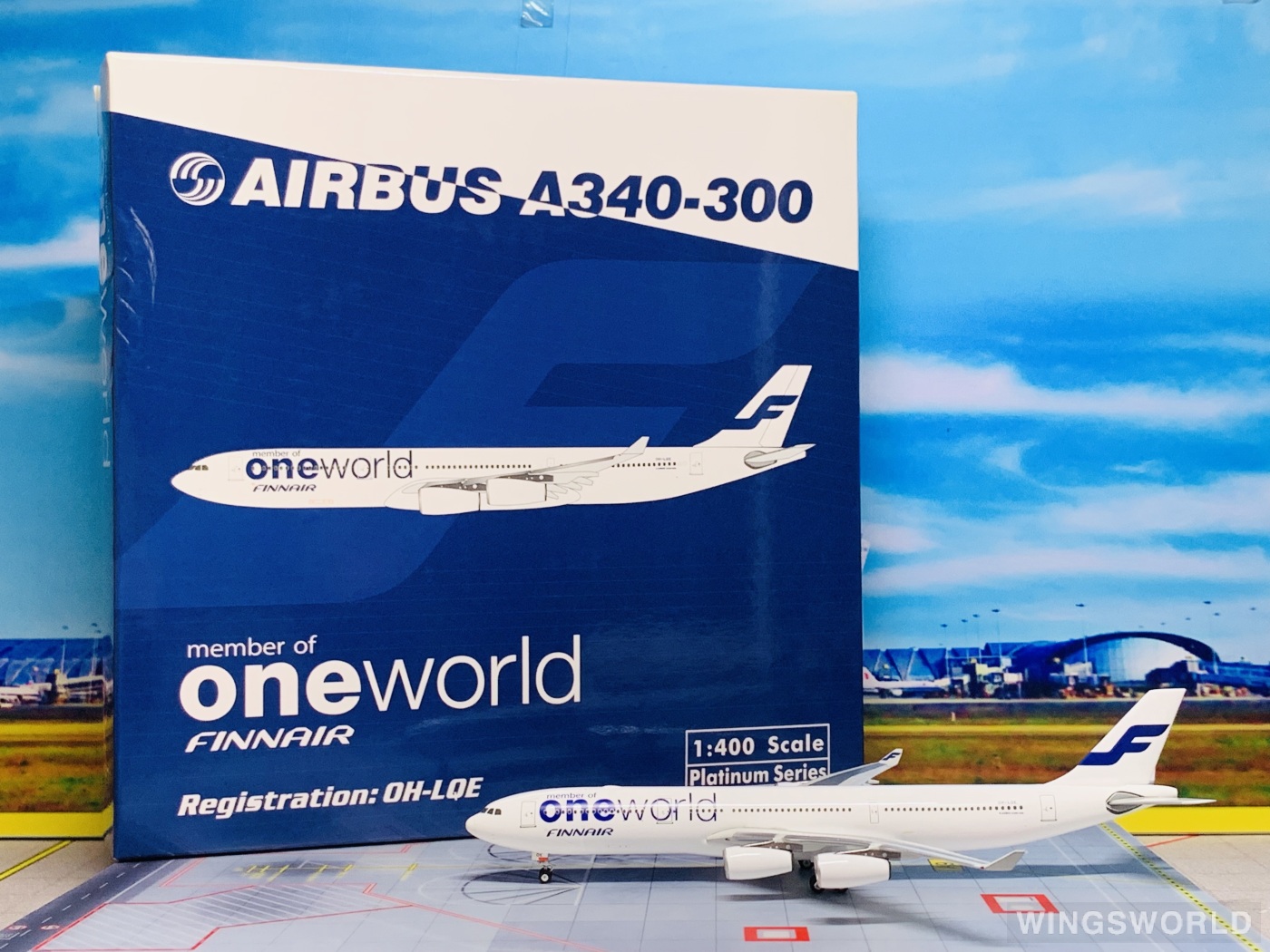 Phoenix 1:400 Airbus A340-300 Finnair 芬兰航空PH10548 OH-LQE