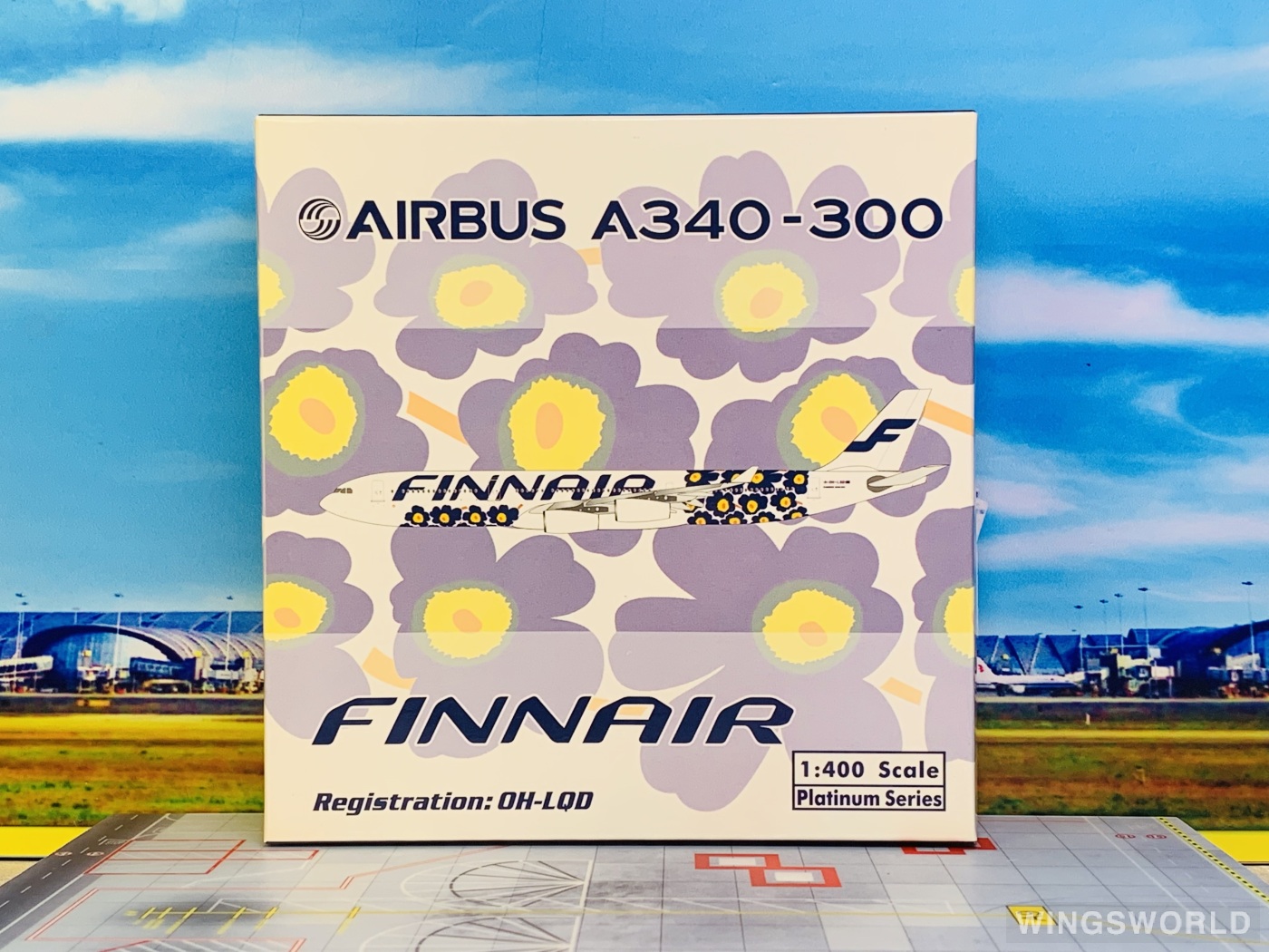 Phoenix 1:400 PH10708 Finnair 芬兰航空 Airbus A340-300 OH-LQD