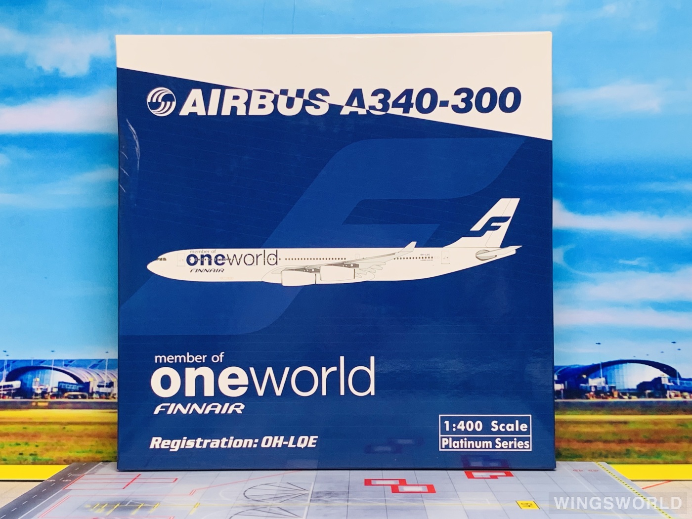 Phoenix 1:400 Airbus A340-300 Finnair 芬兰航空PH10548 OH-LQE one