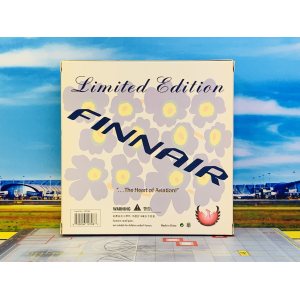 Finnair 芬兰航空 Airbus A340-300 OH-LQD Merimekko Flowers Livery PH10708 Phoenix 1:400