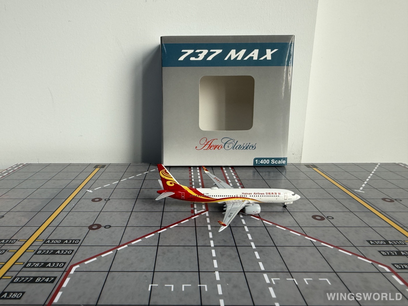 AeroClassics 1:400 AC19283 Hainan Airlines 海南航空 Boeing 737 MAX 8 B-1390