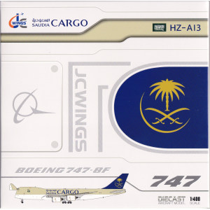 Saudia 沙特阿拉伯航空 Boeing 747-8F HZ-A13  LH4348C JC Wings 1:400