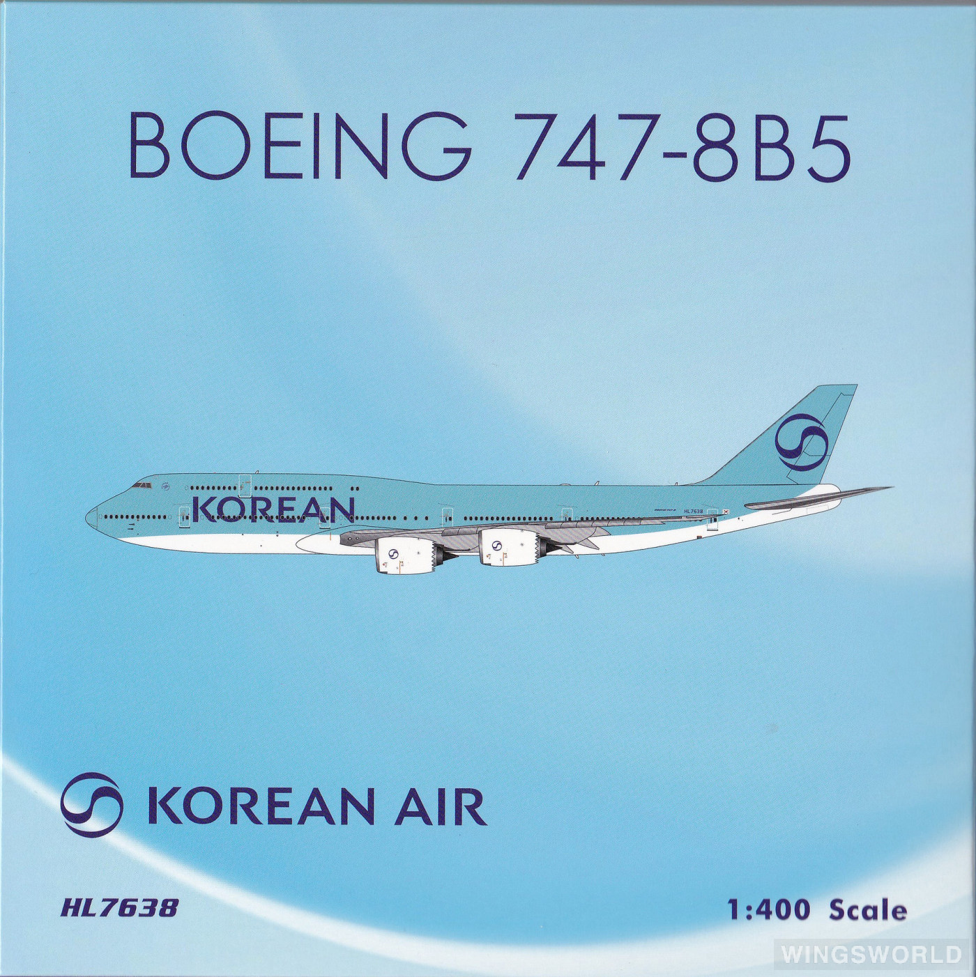 Phoenix 1:400 PH04648 Korean Air 大韩航空 Boeing 747-8i HL7638