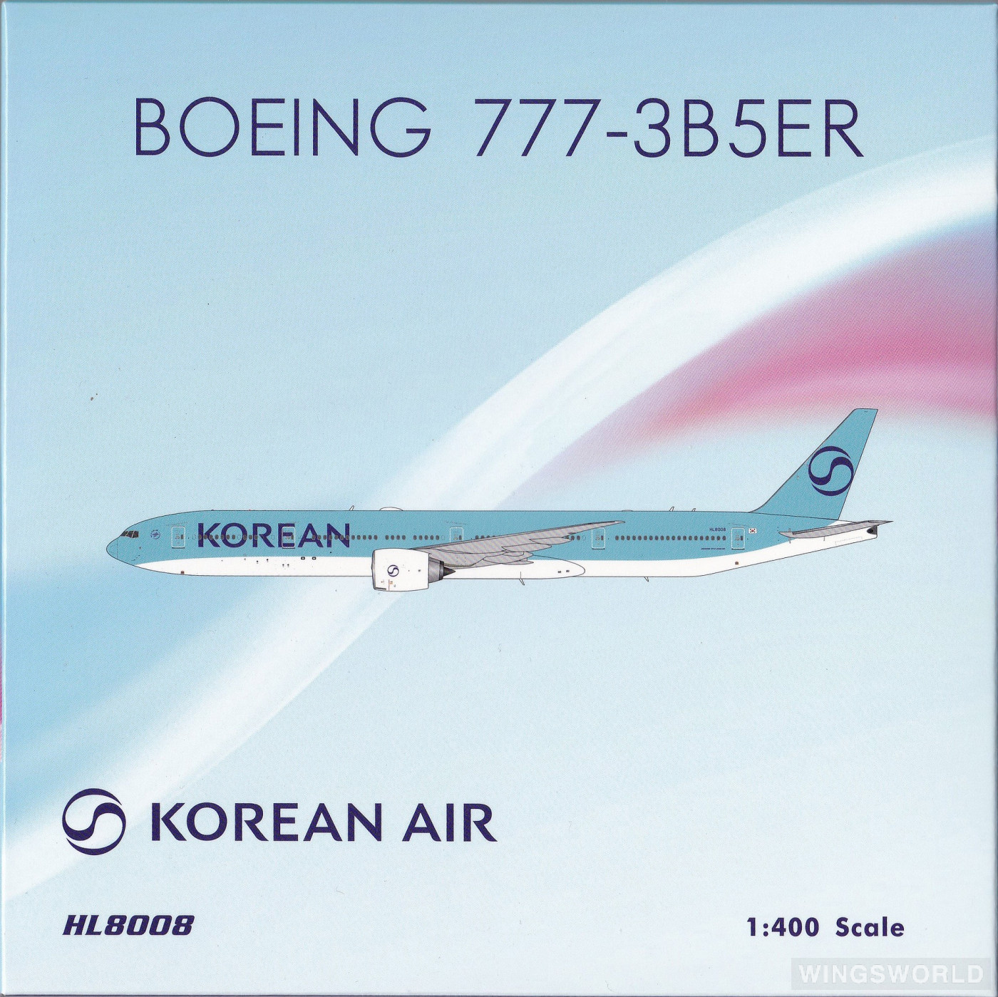 Phoenix 1:400 PH04651 Korean Air 大韩航空 Boeing 777-300ER HL8008