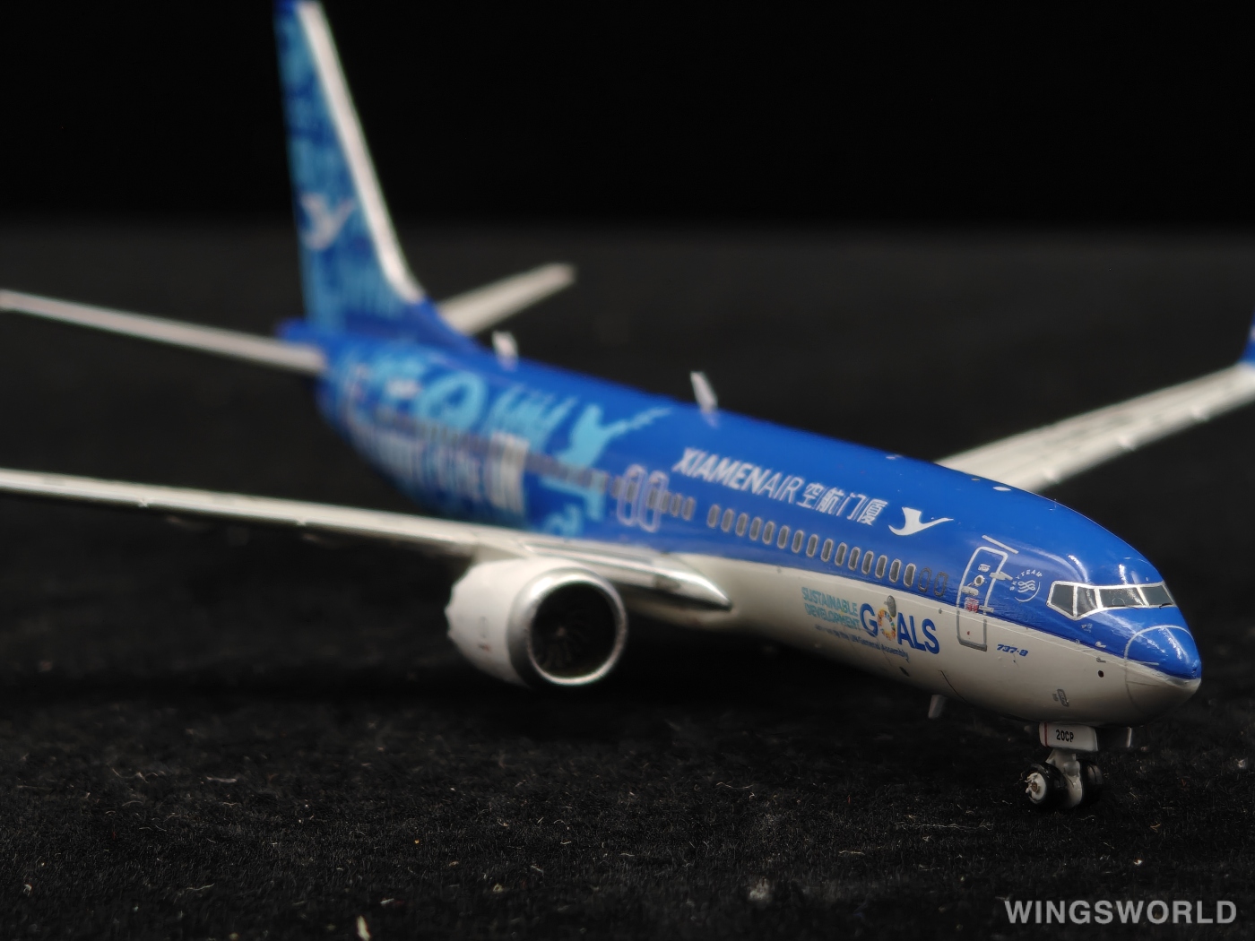 JC Wings 1:400 XX4455 XiamenAir 厦门航空 Boeing 737 MAX 8 B-20CP