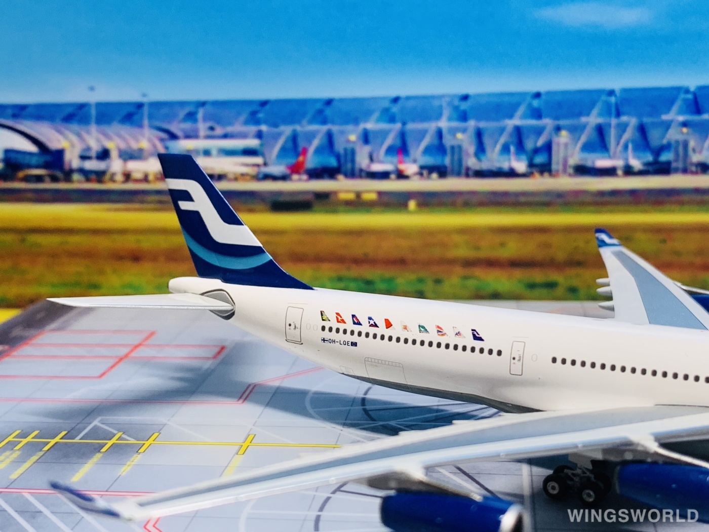 Phoenix 1:400 Airbus A340-300 Finnair 芬兰航空PH10530 OH-LQE one