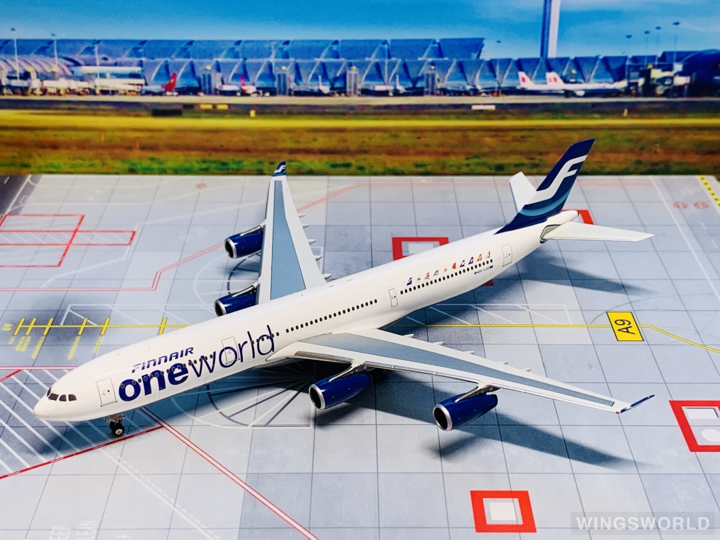 Phoenix 1:400 Airbus A340-300 Finnair 芬兰航空PH10530 OH-LQE one