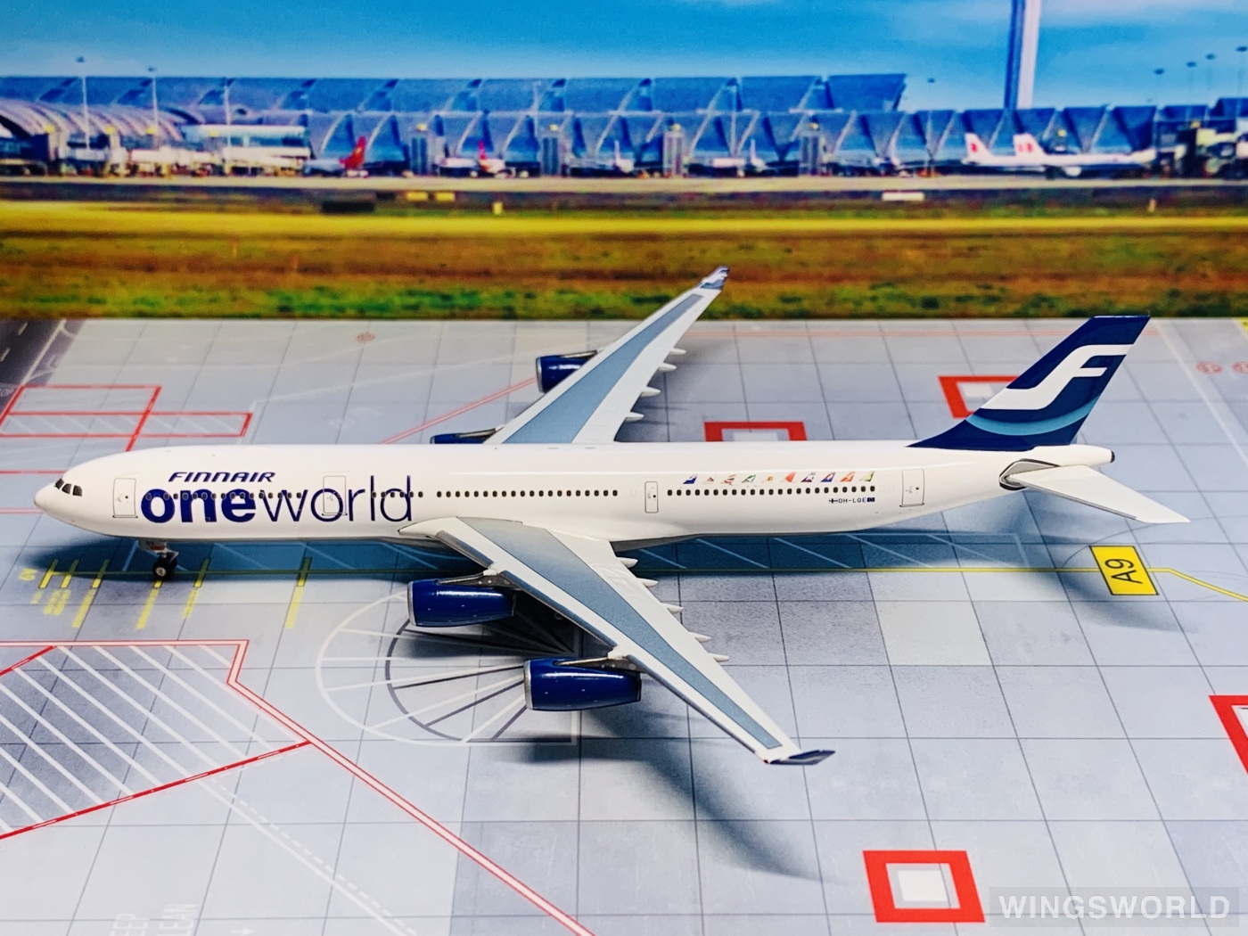 Phoenix 1:400 PH10530 Finnair 芬兰航空 Airbus A340-300 OH-LQE
