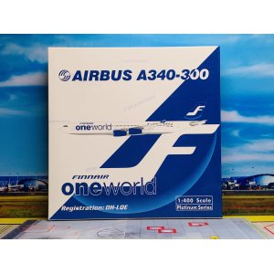 Finnair 芬兰航空 Airbus A340-300 OH-LQE one world 寰宇一家 PH10530 Phoenix 1:400