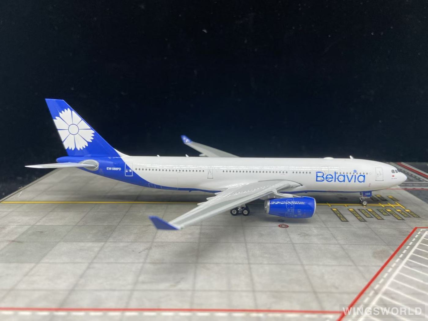 Phoenix 1:400 PH12022 Belavia 白俄罗斯航空 Airbus A330-200 EW-588PD