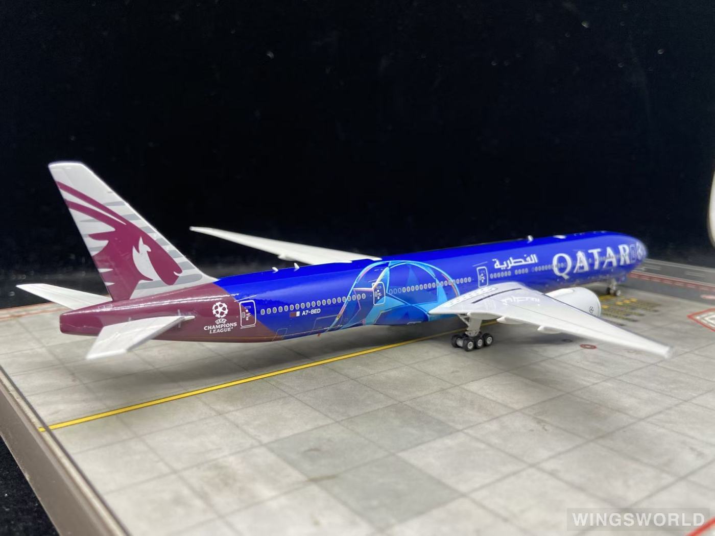 Phoenix 1:400 PH04655 Qatar 卡塔尔航空 Boeing 777-300ER A7-BED