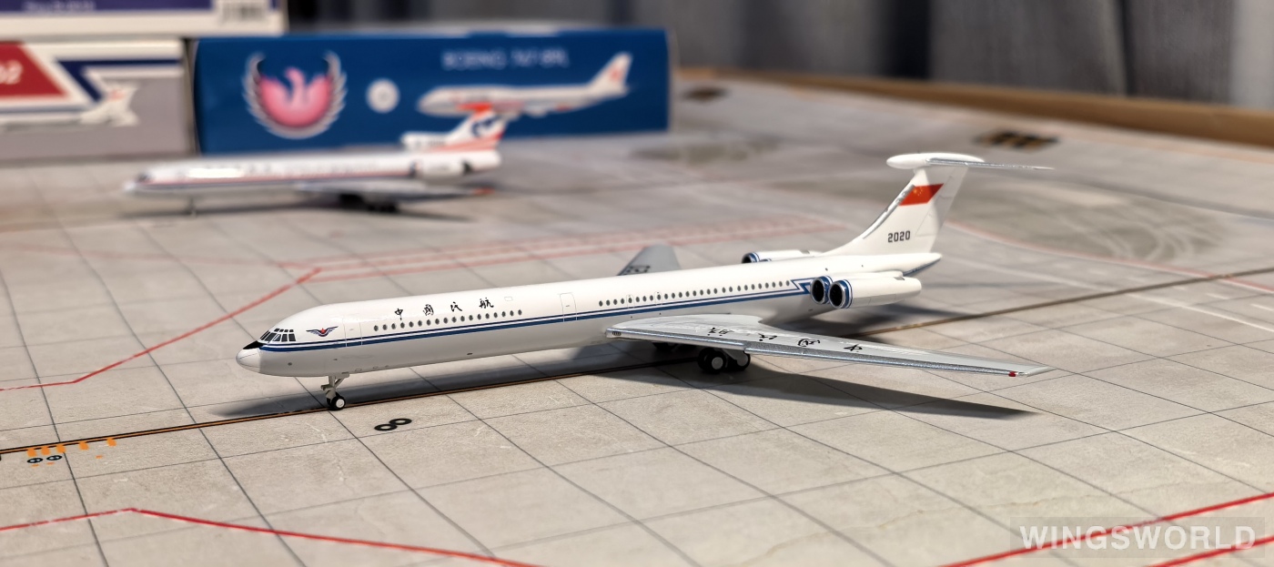 Phoenix 1:400 PH12016 CAAC 中国民航 Ilyushin Il-62 2020