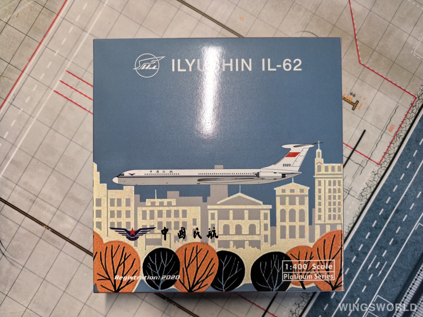 Phoenix 1:400 PH12016 CAAC 中国民航 Ilyushin Il-62 2020