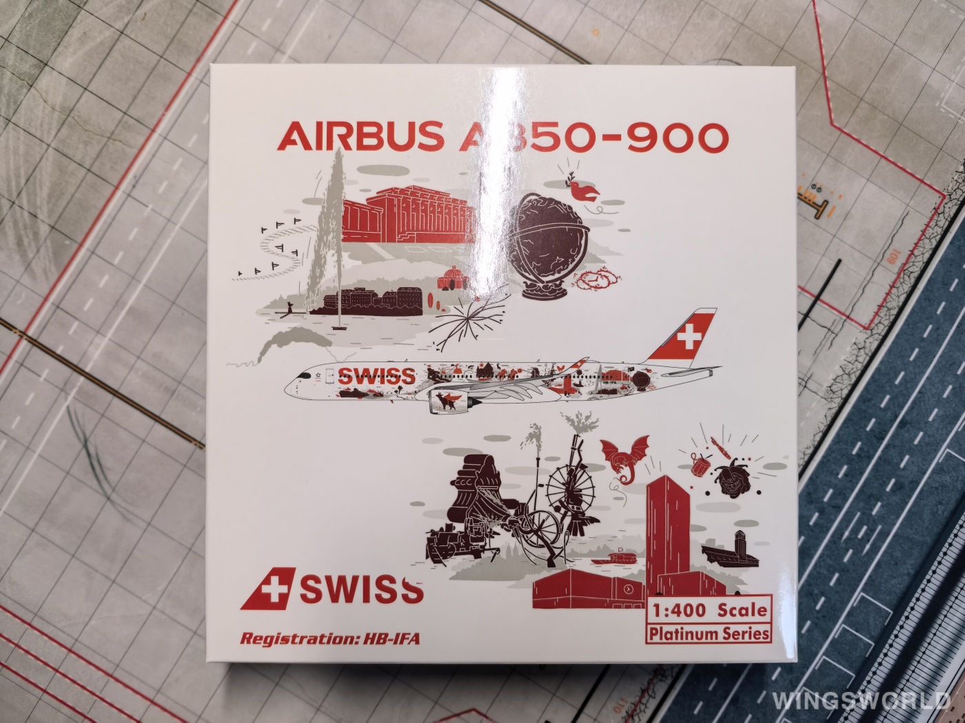 Phoenix 1:400 PH12003 Swiss 瑞士国际航空 Airbus A350-900 HB-IFA