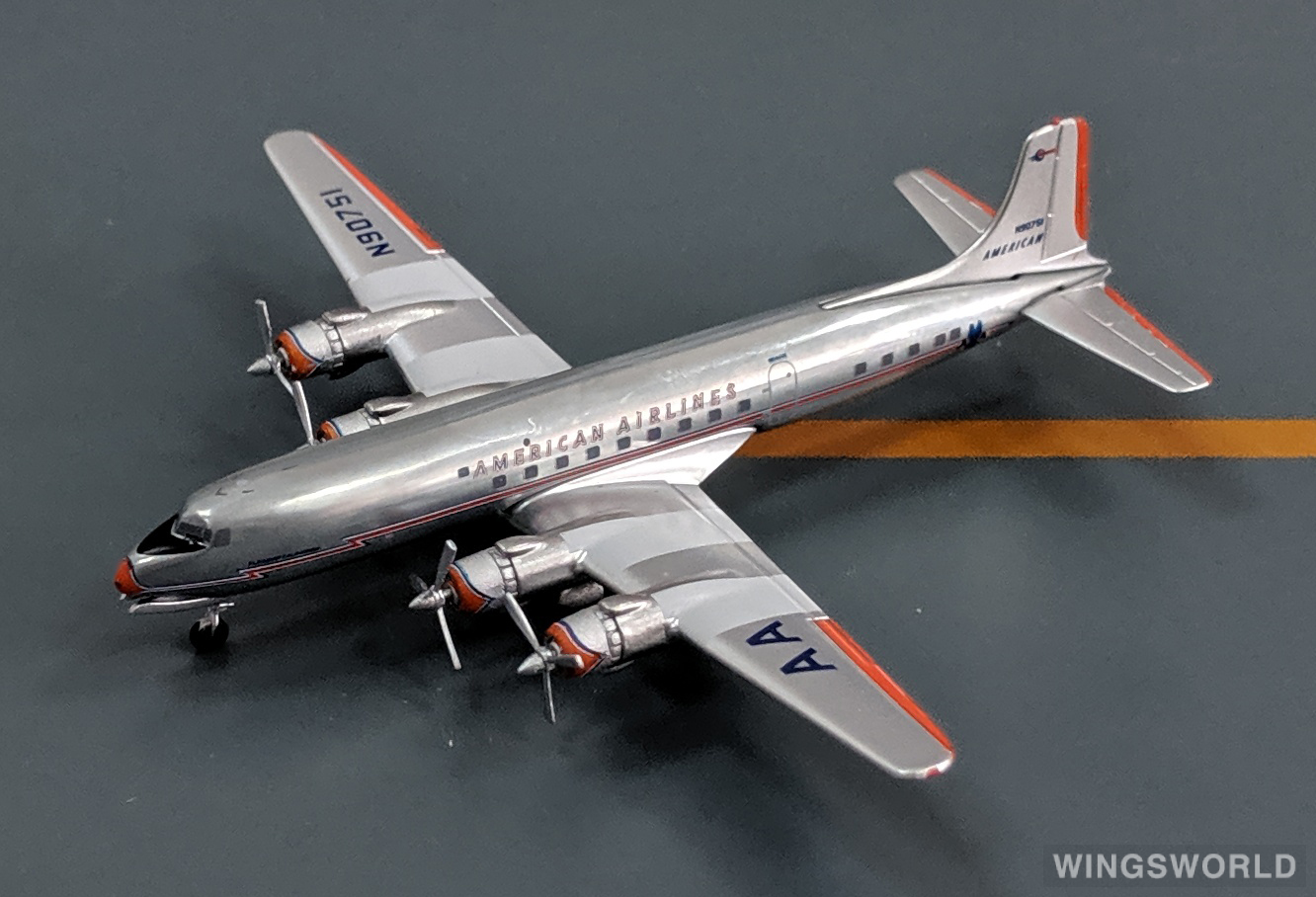 AeroClassics 1:400 ACN90751 American Airlines 美国航空 Douglas DC-6 N90751