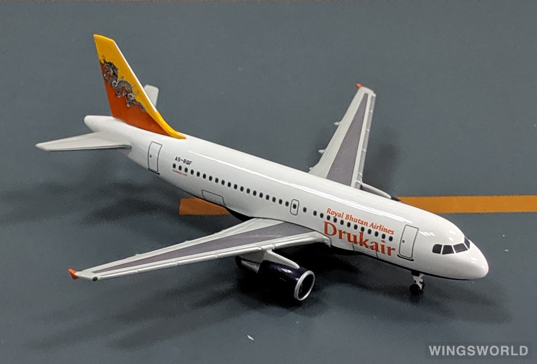 Herpa 1:400 515122 Druk Air 不丹皇家航空 Airbus A319 A5-RGF
