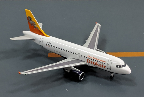 Druk Air 不丹皇家航空 Airbus A319 A5-RGF  515122 Herpa 1:400