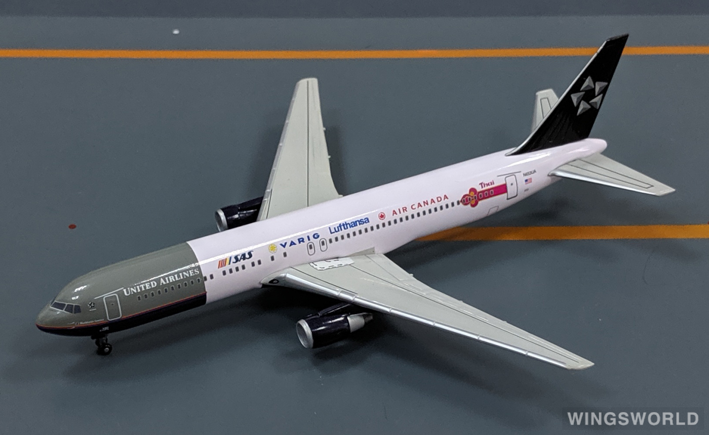Dragon Models 1:400 55436 United Airlines 美国联合航空 Boeing 767-300 N653UA