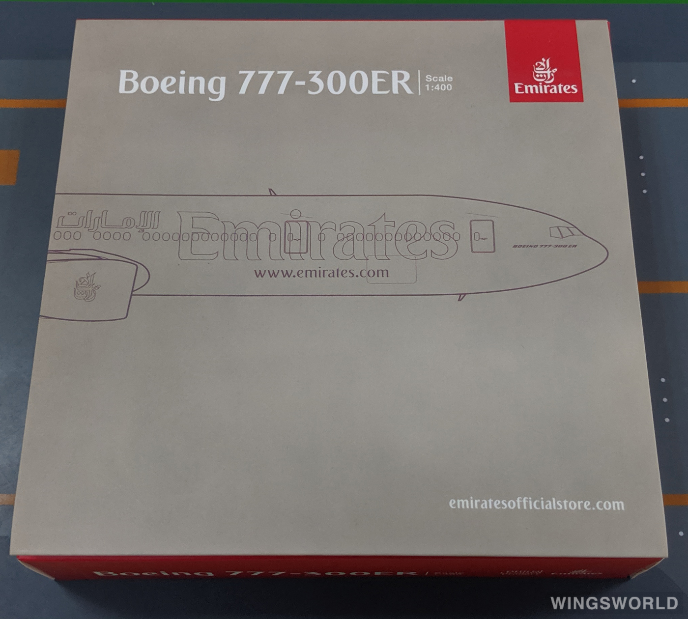 Geminijets 1:400 GJUAE1484 Emirates 阿联酋航空 Boeing 777-300 A6-EGE
