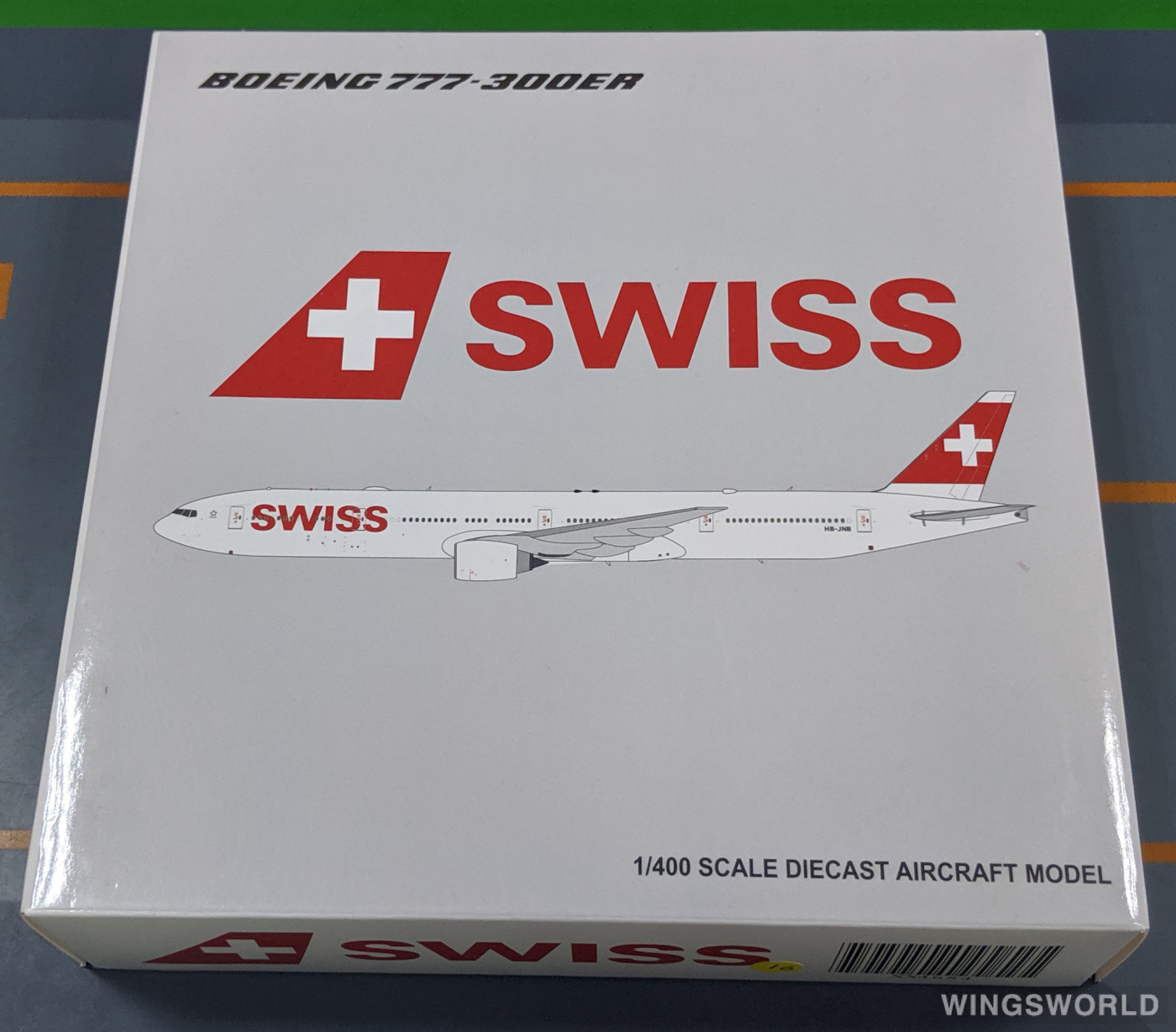 JC Wings 1:400 XX4684 Swiss 瑞士国际航空 Boeing 777-300 HB-JNB
