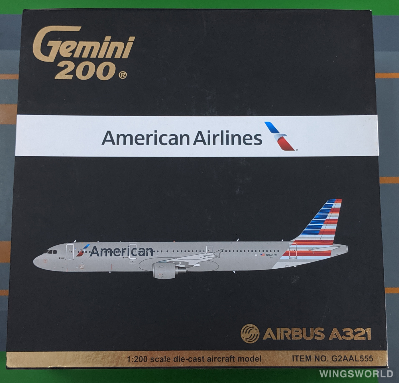 Geminijets 1:200 G2AAL555 American Airlines 美国航空 Airbus A321 N162UW